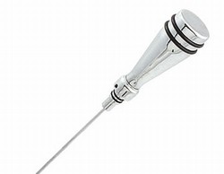 Import/Sport Compact: Piston Style Chrome Billet Oil Dipstick